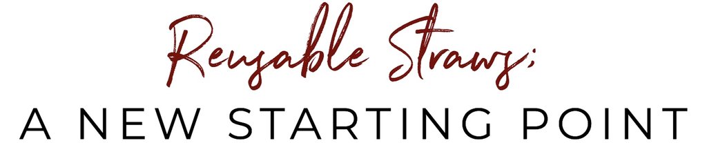 Reusable Straws: A New Starting Point