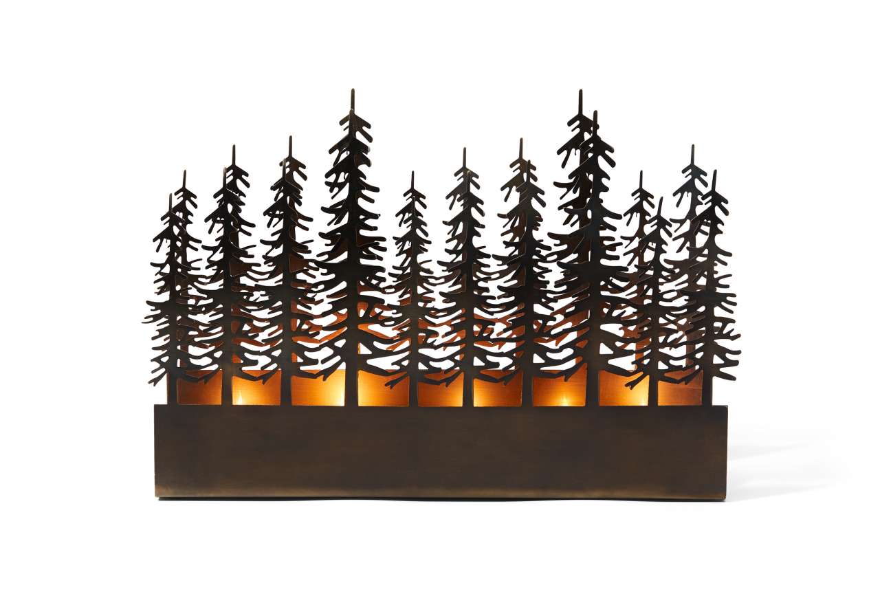 Custom branded Bosque 5PC Tea Light Holder for corporate gifting