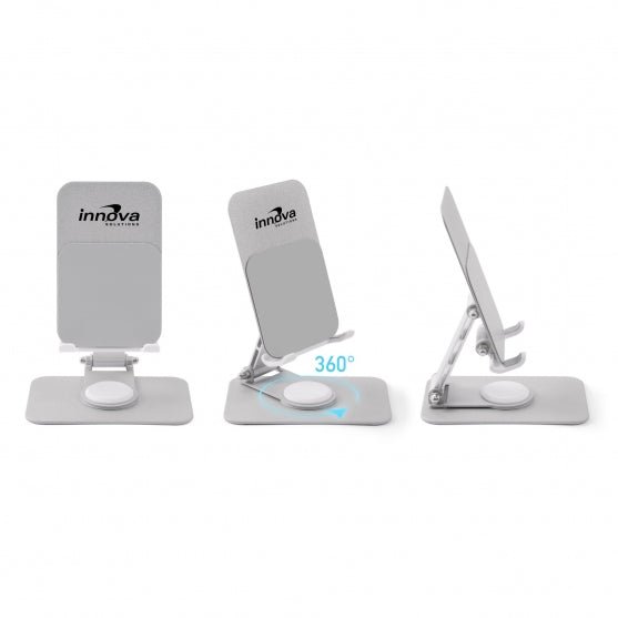 Custom branded Resolute Adjustable Phone and Tablet Stand for corporate gifting