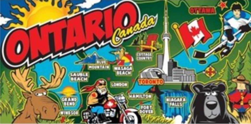 Custom branded Ontario Beach Towel for corporate gifting