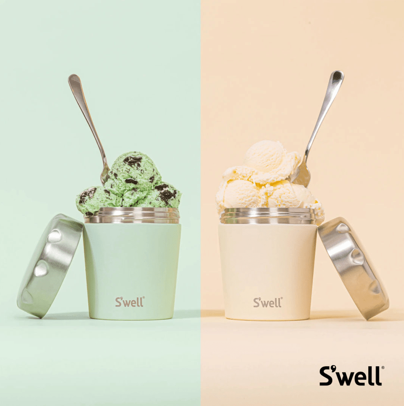 Custom branded S'well® Ice Cream Chiller for corporate gifting