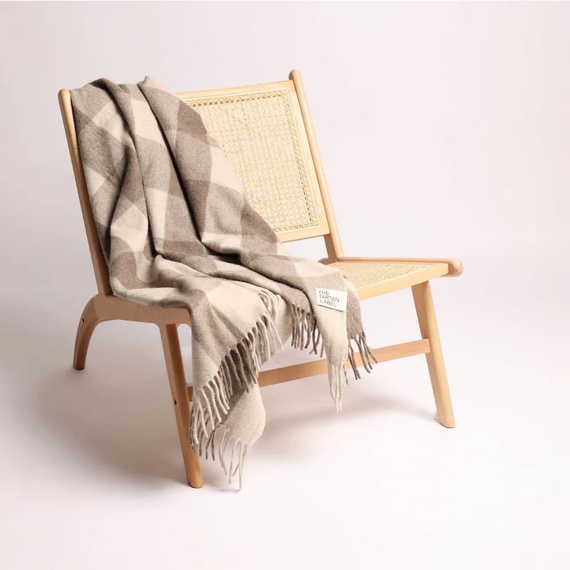 Custom branded Jacob Tartan Wool Blanket for corporate gifting