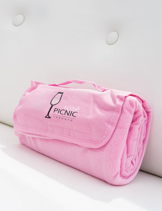 Pink Polar Fleece Blankets for a Picnic Event