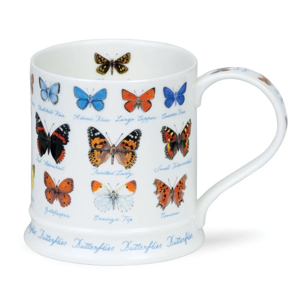 dunoon mug: farm life butterflies
