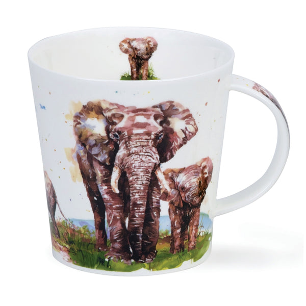 dunoon mug: cairngorm serengeti elephant