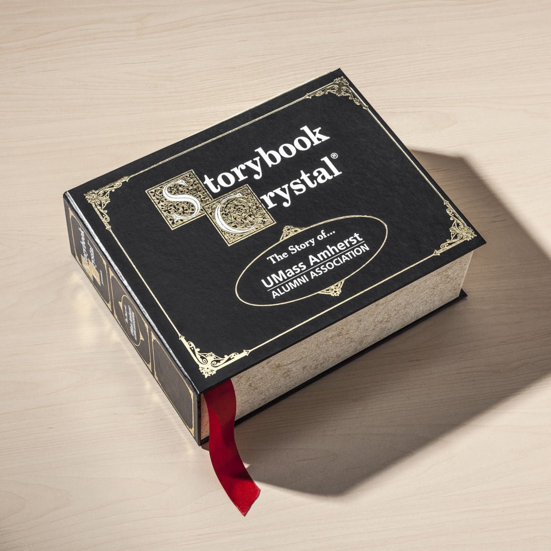 Custom branded Storybook® Wine Glass Set for corporate gifting