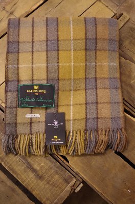Custom branded Natural Buchanan Blanket for corporate gifting