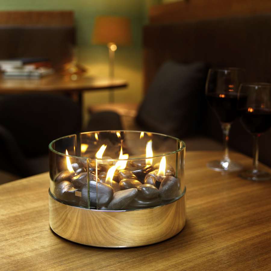 Custom branded Burn Table Fireplace for corporate gifting