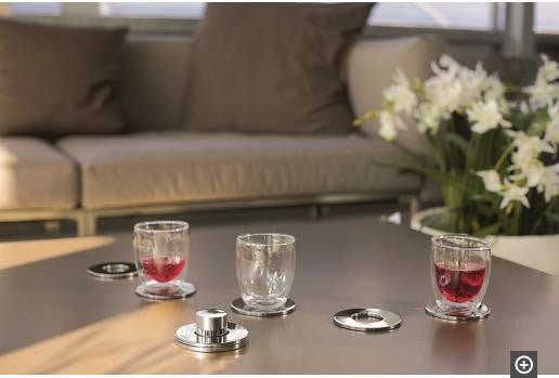 Custom branded RINGS Coaster, 7 - pc. Set for corporate gifting