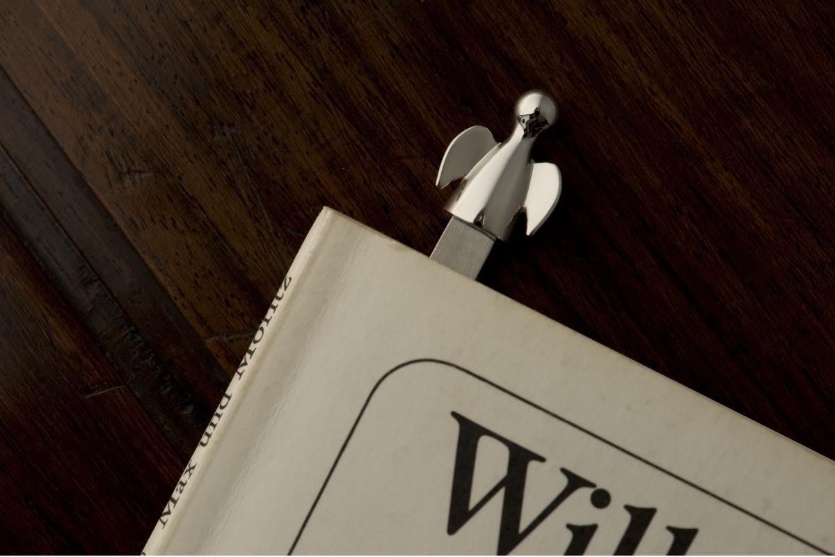 Custom branded Angelo Bookmark & Guardian Angel for corporate gifting