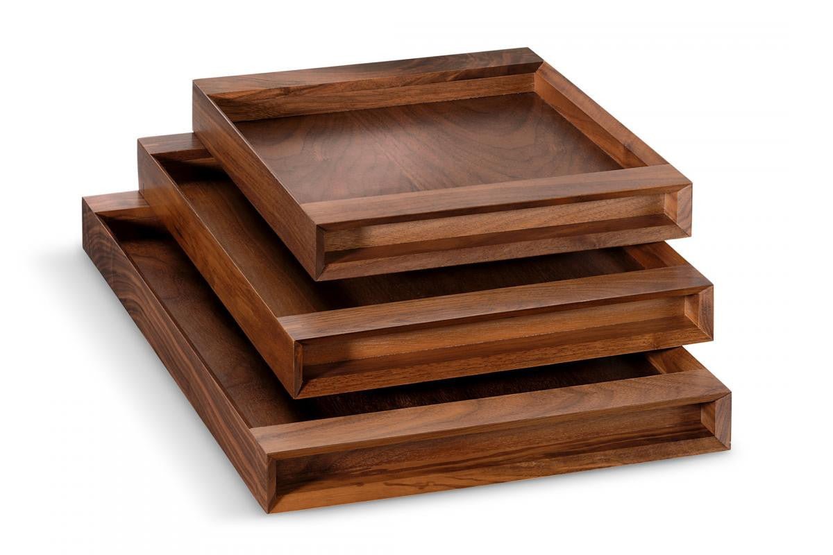 Custom branded Lodge Wood Tray for corporate gifting