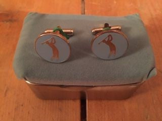 golf cufflinks