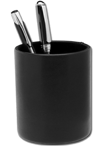 Leather Circular Pen Cup