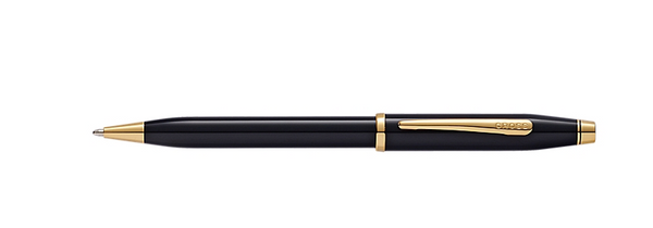 writing instruments: century ii black laquer pen