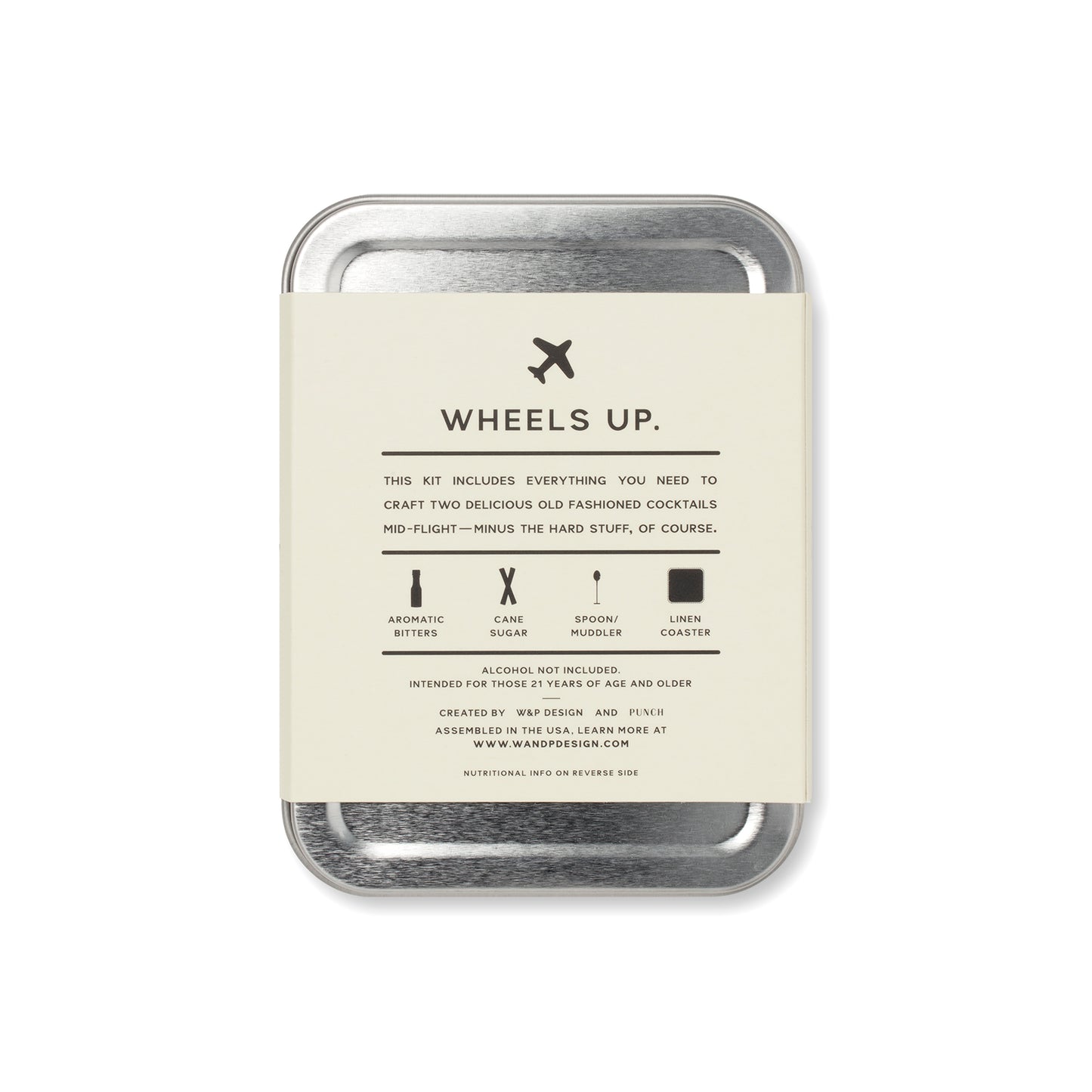 old fashioned individual cocktail kit