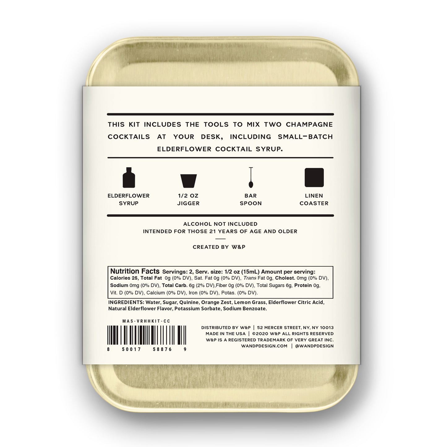 champagne cocktail individual cocktail kit