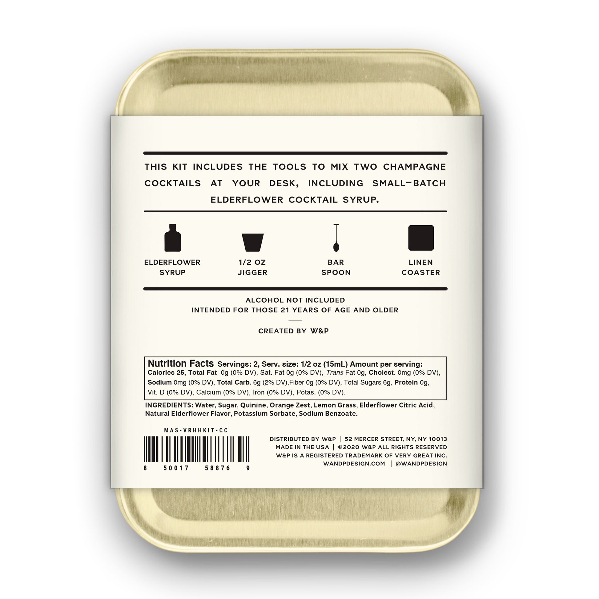 champagne cocktail individual cocktail kit
