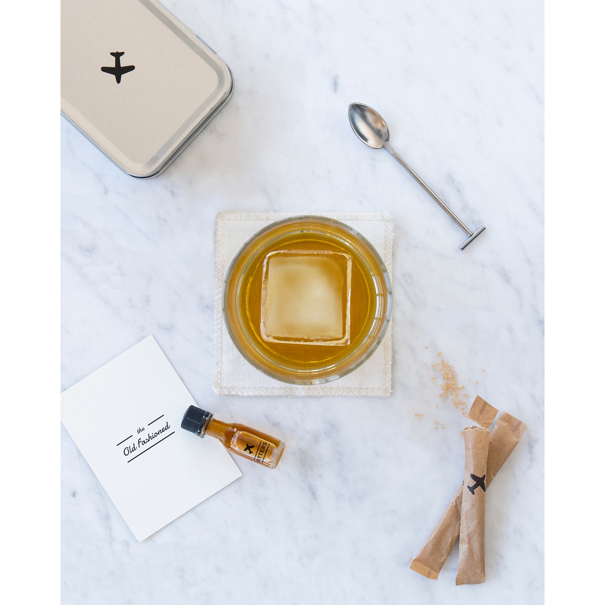 old fashioned individual cocktail kit