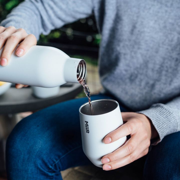 Custom branded MiiR® Vacuum Insulated Wine Tumbler for corporate gifting