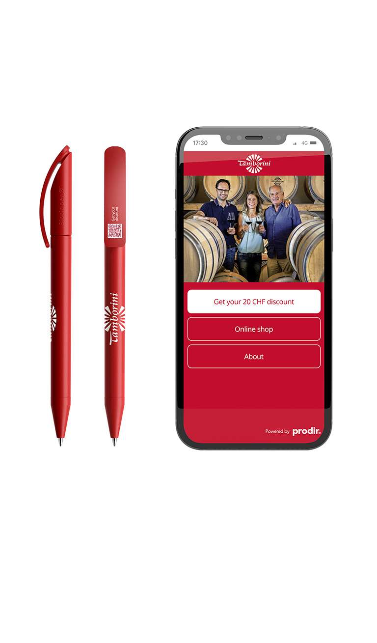 Custom branded Prodir Cloud Pen for corporate gifting