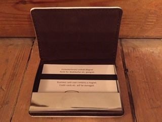 Custom branded Donatella Business Card Case for corporate gifting