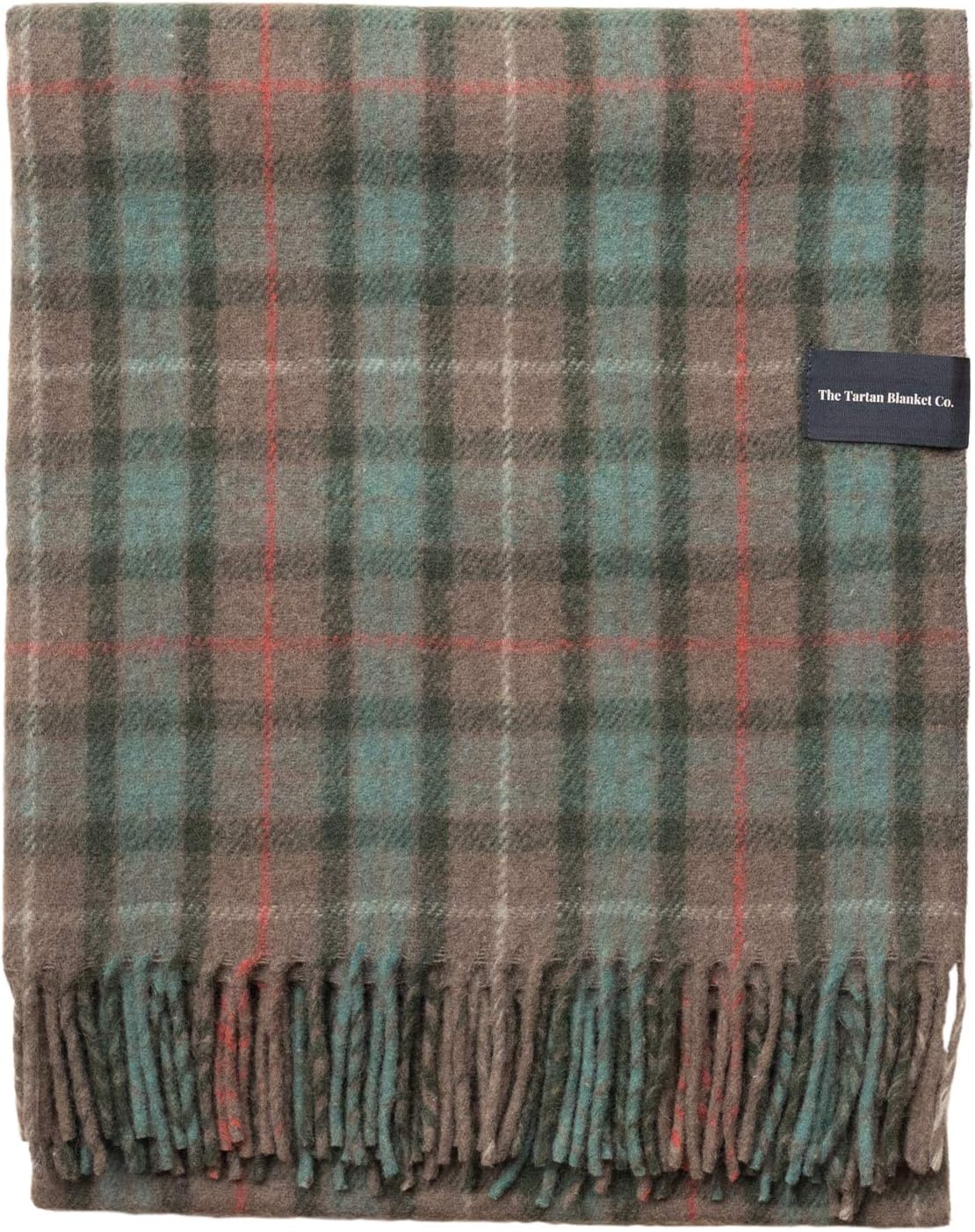 Hunting Weathered Tartan Wool Blanket