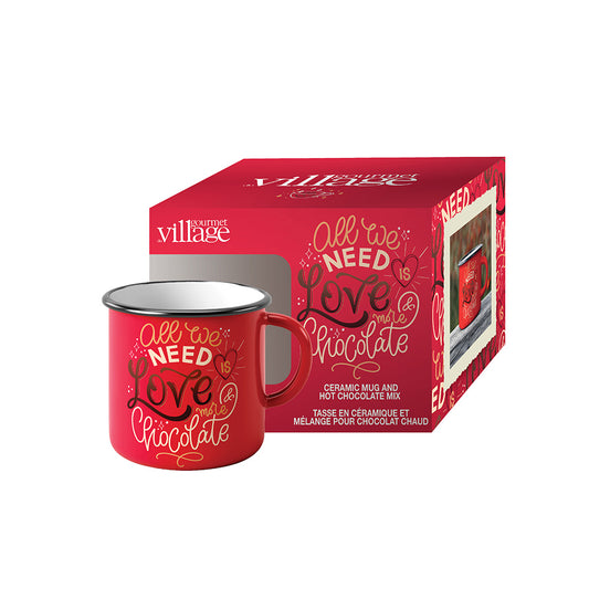 Love and Chocolate Mug Set