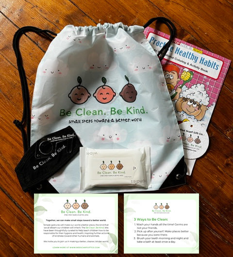 Be Clean. Be Kind. Toddler Educational Hygiene Kit