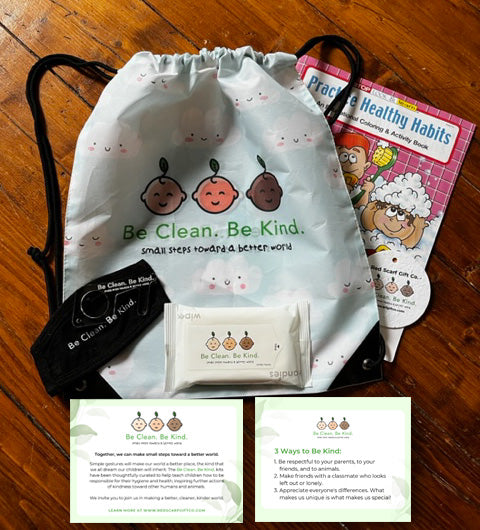 Be Clean. Be Kind. Toddler Educational Hygiene Kit