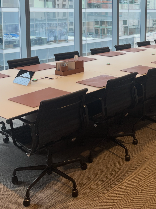 Leather Circular Pen Cup