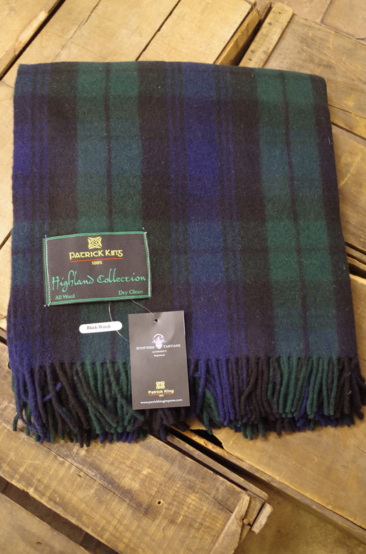 black watch wool blanket