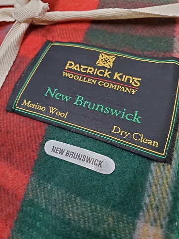 new brunswick tartan deluxe merino wool blanket