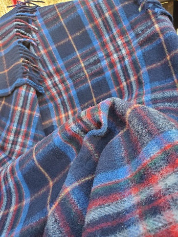 esprit du quebec tartan deluxe merino wool blanket