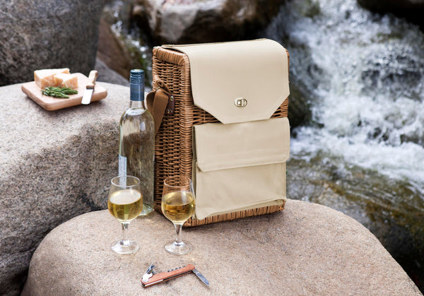 corsica wine & cheese picnic basket