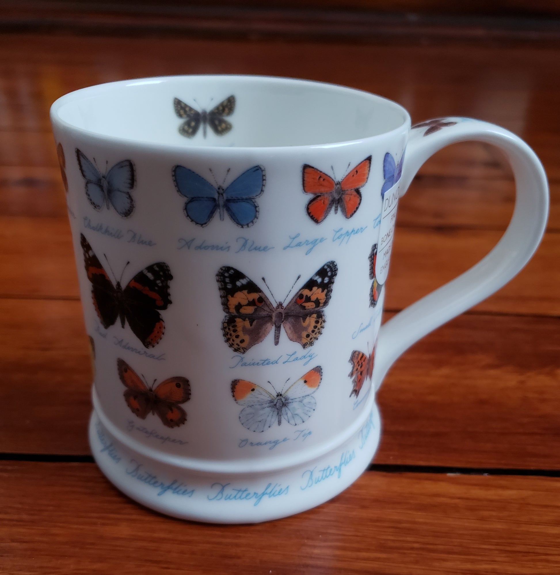 dunoon mug: farm life butterflies