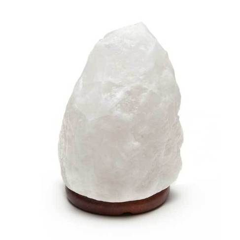 white himalayan salt lamp