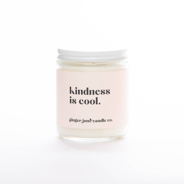 kindness is cool candle