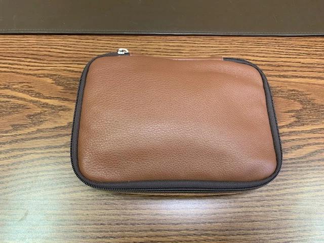 top grain multi-use leather bag