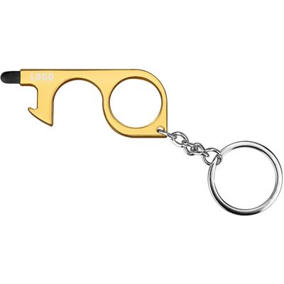 ppe no-touch door/bottle opener with stylus