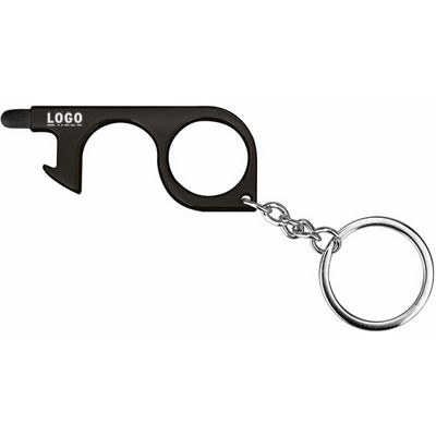 ppe no-touch door/bottle opener with stylus