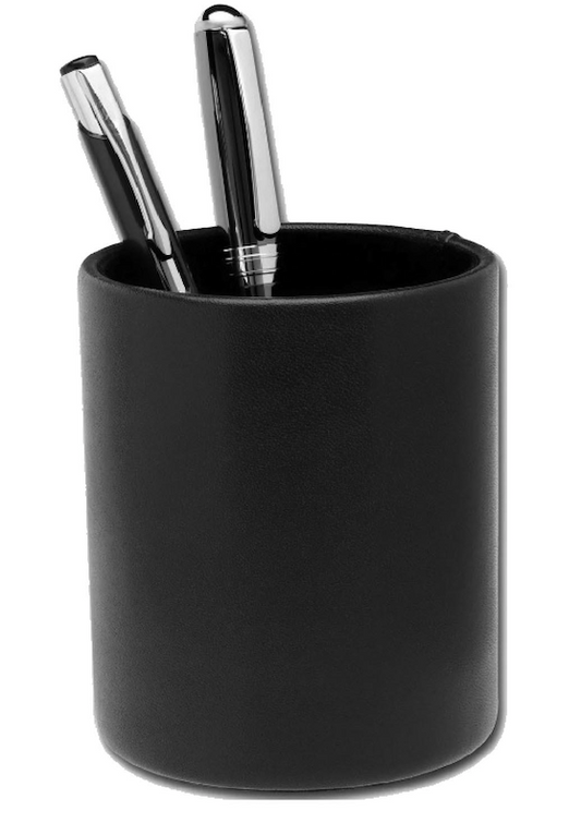 Leather Circular Pen Cup