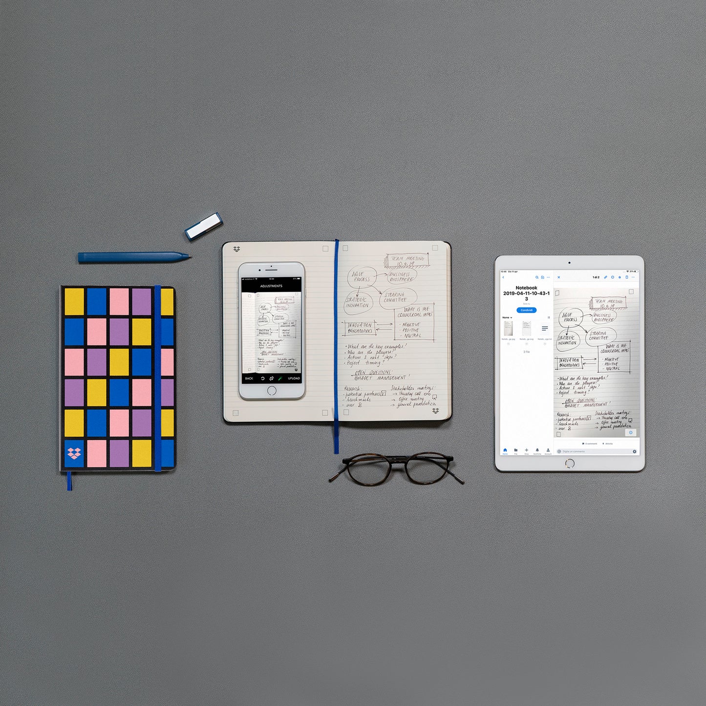 moleskine® dropbox smart notebook