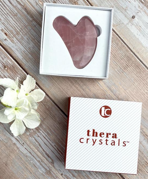 rose quartz gua sha
