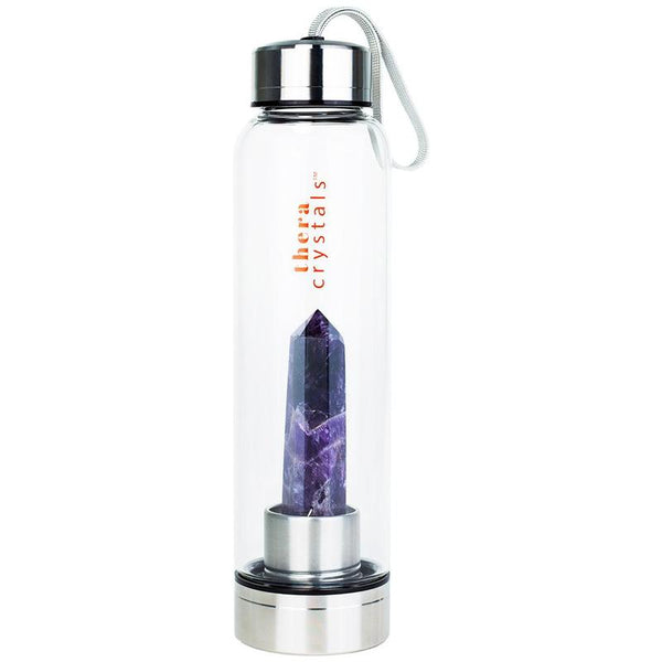 amethyst crystal bottle