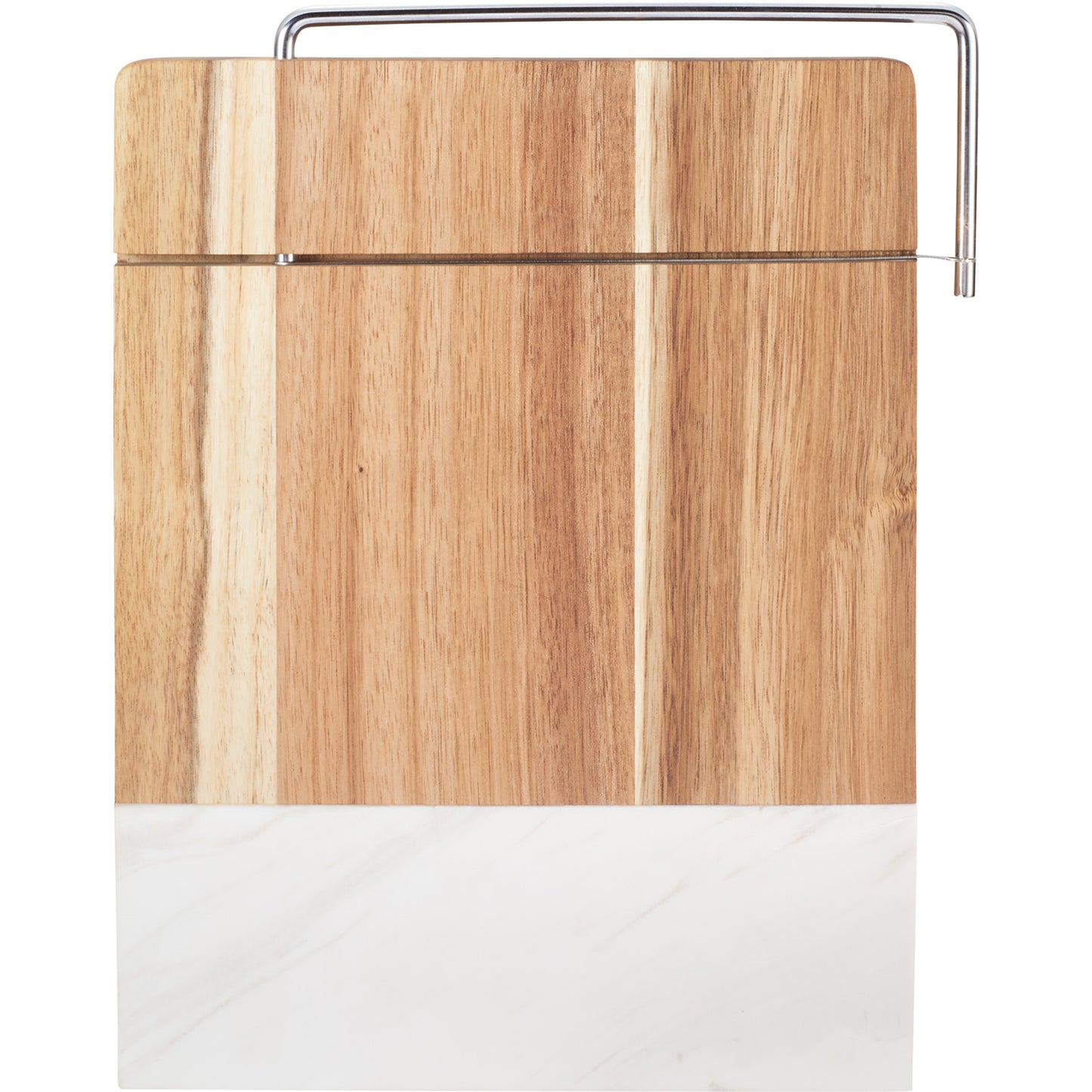 house warming: marble and acacia cheese cutting board