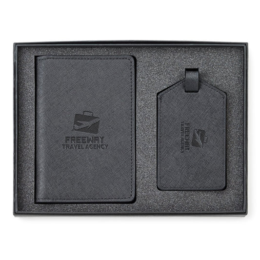 passport & luggage tag set
